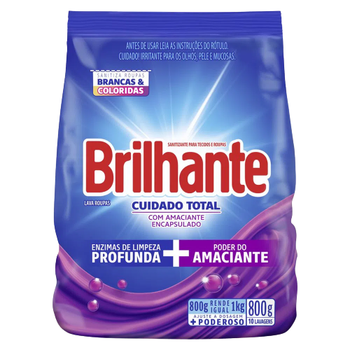 SABAO EM PO 800G BRILHANTE C.TOTAL SC