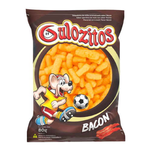 CHIPS GULOZITOS 80 G BACON 