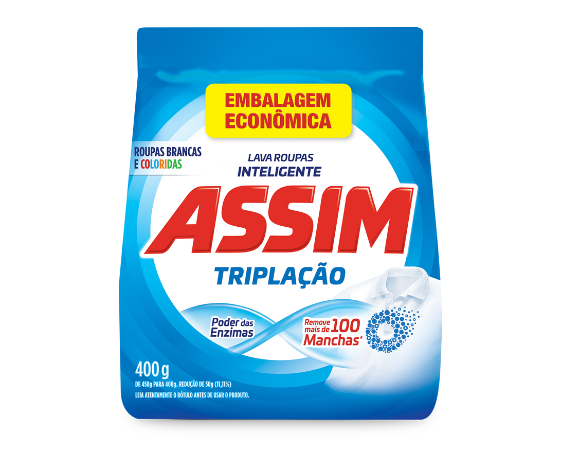 FL SABAO EM PO 400G ASSIM TRIPLACAO SC