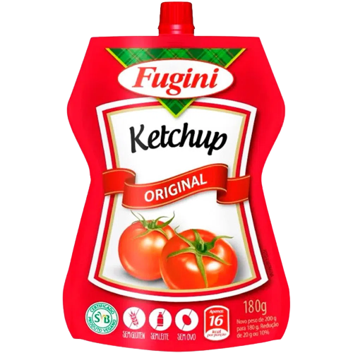 CATCHUP SACHET BICO 180G FUGINI TRAD