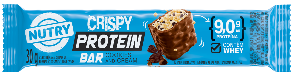 BARRA DE CEREAIS NUTRY PROT COOKIES 30G 