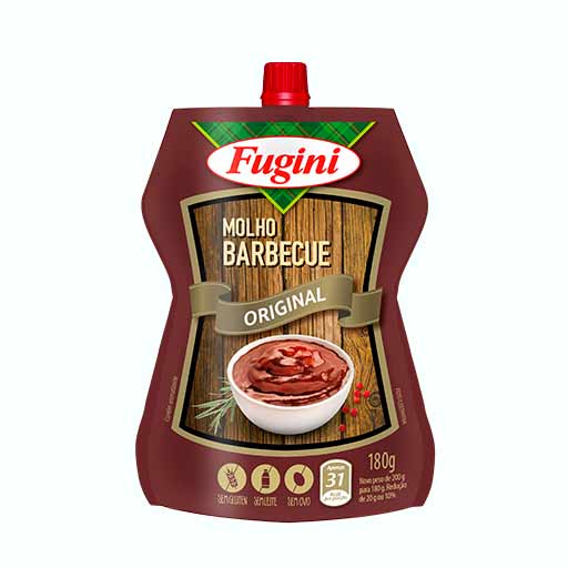 MOLHO BARBECUE SACHET BICO 180G FUGINI