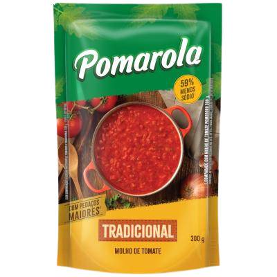 MOLHO TOMATE POMAROLA 300G SC TRAD