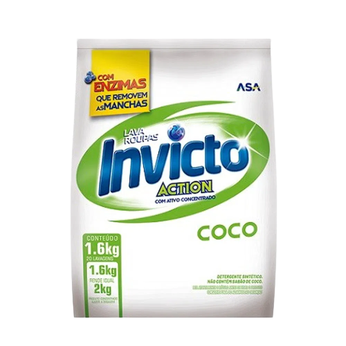SABAO EM PO 1,6 KG INVICTO COCO SACHE