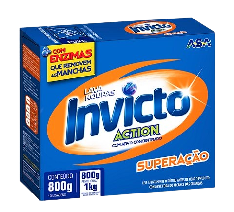 SABAO EM PO 800 G INVICTO CX SUPERACAO