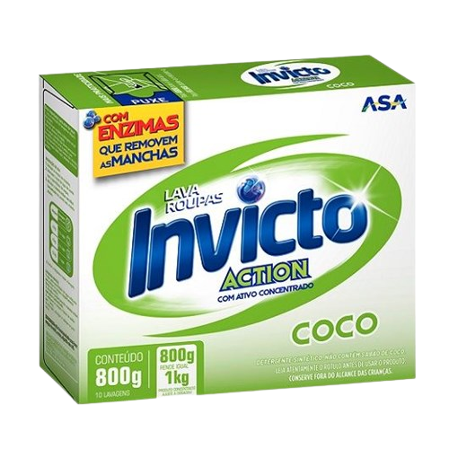 SABAO EM PO 800 G INVICTO CX COCO