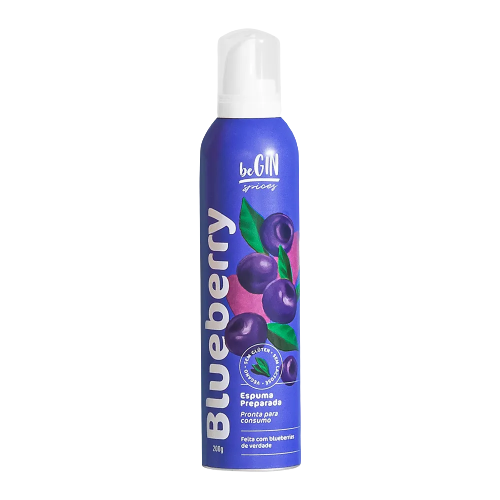 ESPUMA BE GIN SPICES BLUEBERRY 240G
