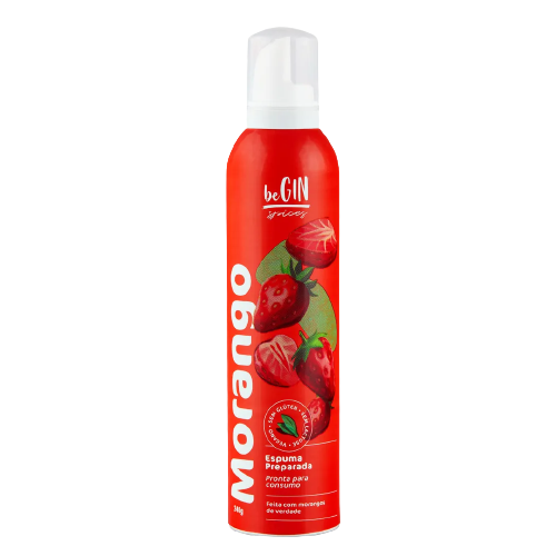 ESPUMA BE GIN SPICES  MORANGO 240G