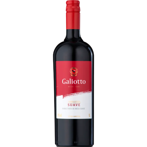 VINHO GALIOTTO TINTO MESA SUAVE 1L