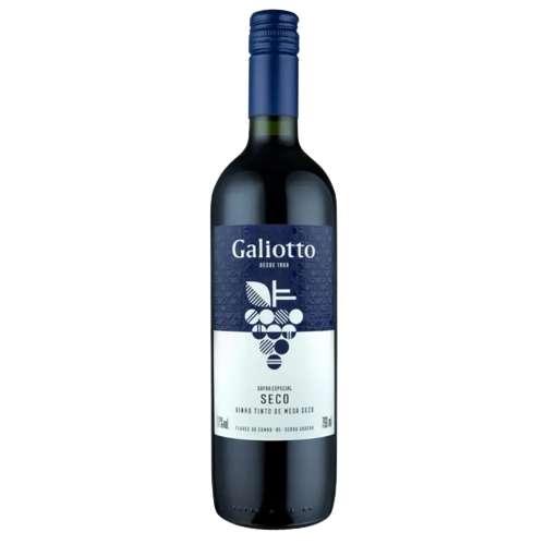 VINHO GALIOTTO TINTO MESA SECO 750ML