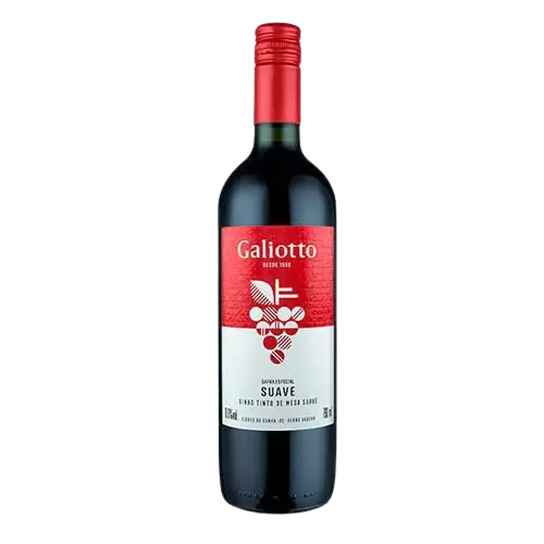 VINHO GALIOTTO TINTO MESA SUAVE 750ML