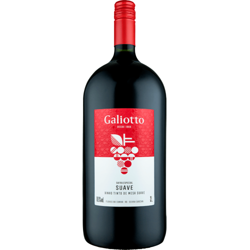 VINHO GALIOTTO TINTO MESA SUAVE 2L
