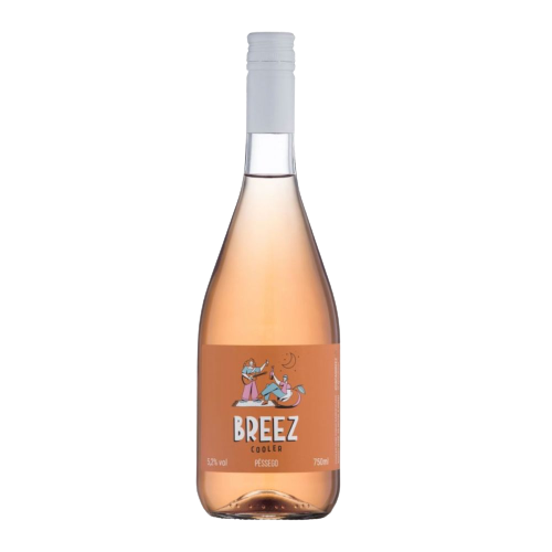 COOLER PESSEGO GASEIFICADO BREEZ 750 ML