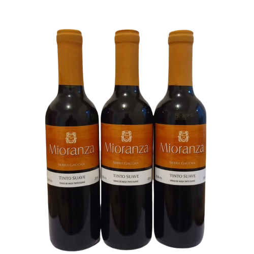 VINHO MIORANZA TINTO DE MESA SUAVE 365ML