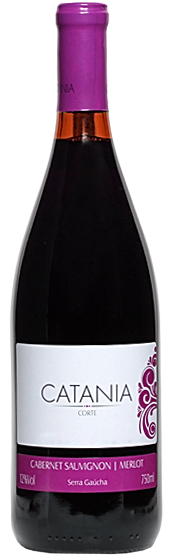 VINHO CATANIA TTO SUAVE CAB MERLOT 750ML