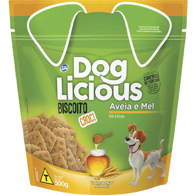 PETISCO DOGLIC BISCOITO AVEIA 500G