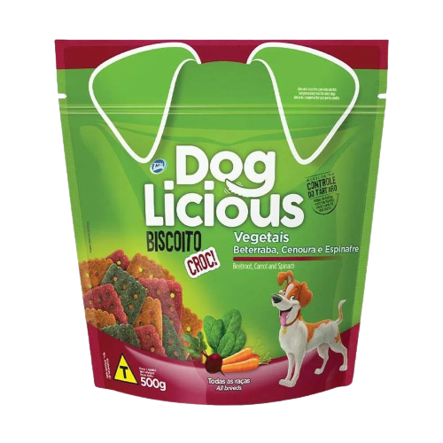 PETISCO DOGLIC BISCOITO VEGETAIS 500G