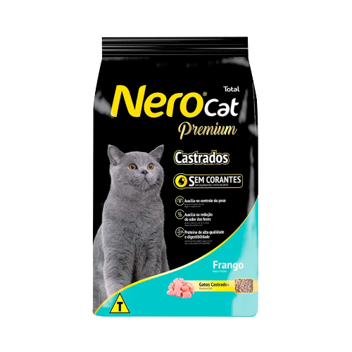 RACAO NERO CAT CAST FGO 20KG