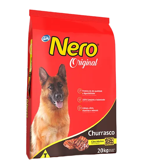 RACAO NERO ORIGINAL CHURRASCO 20KG