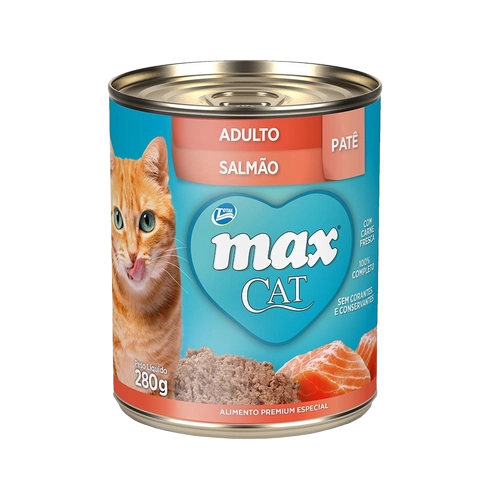 MAX PATE CAT WET AD SALMAO 280G