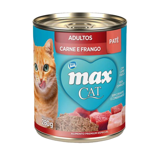 MAX PATE CAT WET AD CARNE/FGO 280G