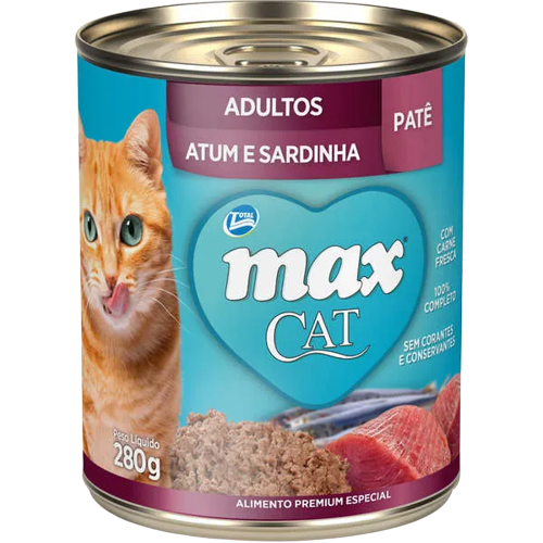 MAX PATE CAT WET AD ATUM/SARD 280G