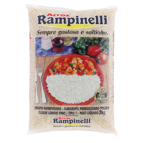 ARROZ TIPO 1 RAMPINELI 2 KG PARBOLIZADO