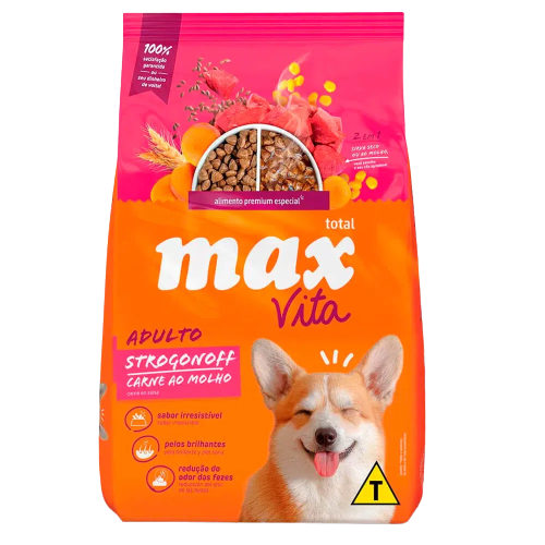 RACAO MAX DOG VITA STROGONOF AD 20KG