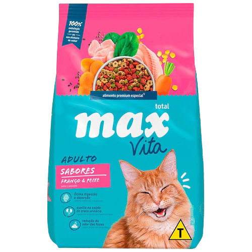 RACAO MAX CAT VITA SABORES AD 20KG