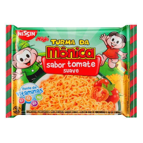 MACARRAO INST. 85 G NISSIN TOMATE T.MONI