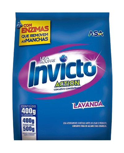 SABAO EM PO 400 G INVICTO LAVANDA SACHE