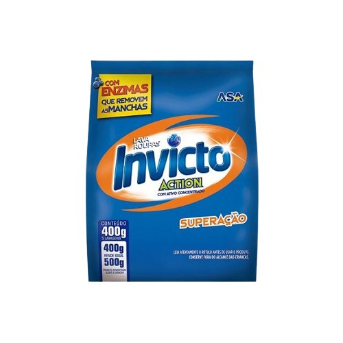 SABAO EM PO 400G INVICTO SUPERACAO SACHE