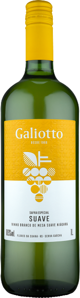 VINHO GALIOTTO BRANCO MESA SUAVE 1L