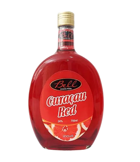 LICOR BELL CURACAU RED 750ML