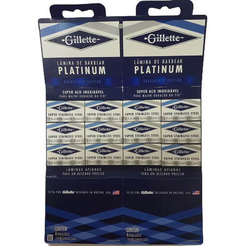LAMINA GILLETTE PLATINUM 12X5 UND