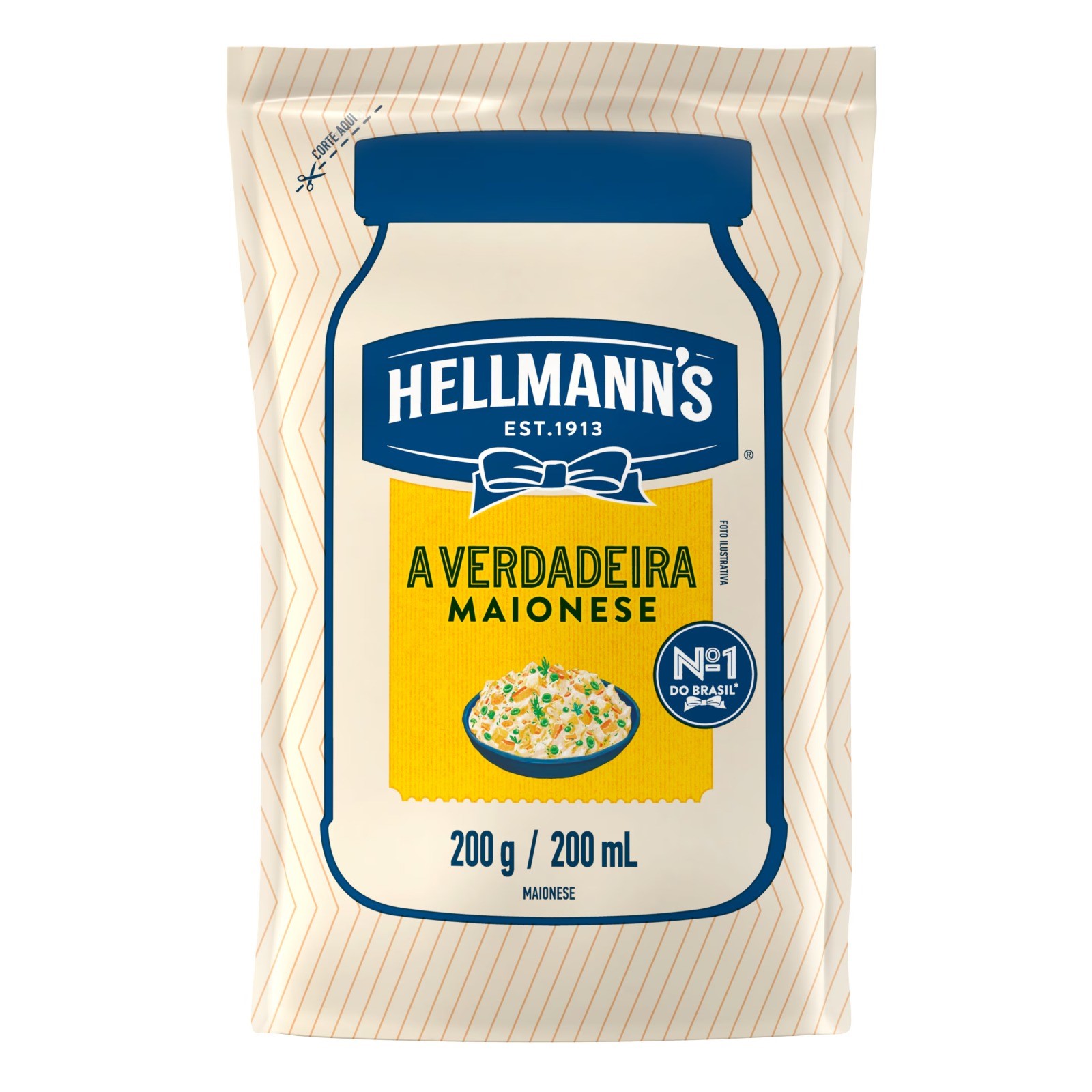 MAIONESE HELLMANNS SACHET 200 G TRAD.