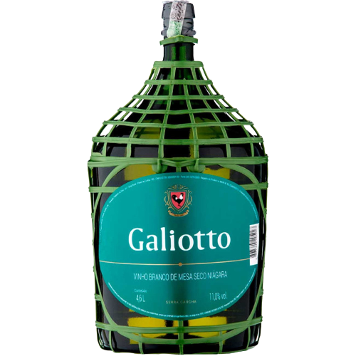 VINHO GALIOTTO BRANCO SECO 4,6 LT