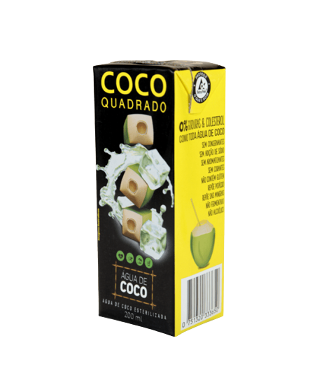 AGUA DE COCO 200 ML COCO QUADRADO