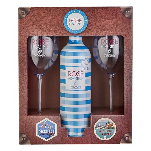 VHO KIT ROSE PISCINE 2 TACAS 750ML