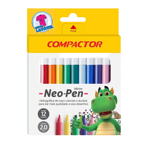 CANETA COMPACTOR NEO PEN MIRIM 12 UN