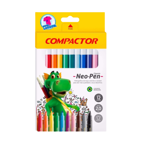 CANETA COMPACTOR NEO PEN GIGANTE 12 UN