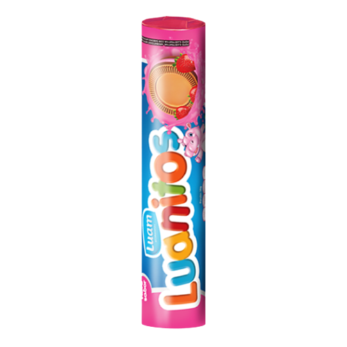 BISCOITO RECHE. LUANITOS MORANGO 110G
