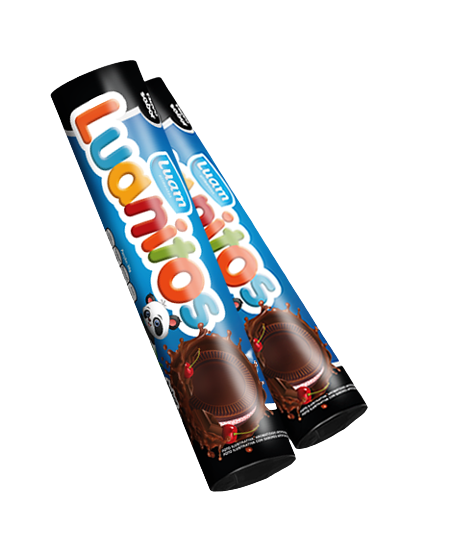 BISCOITO RECHE. LUANITOS FL. NEGRA 110G