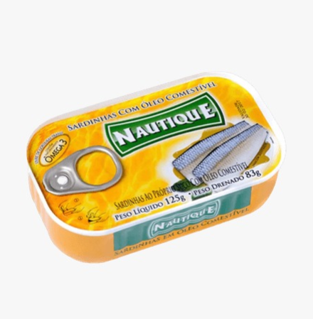 SARDINHA LATA OLEO NAUTIQUE 125 G