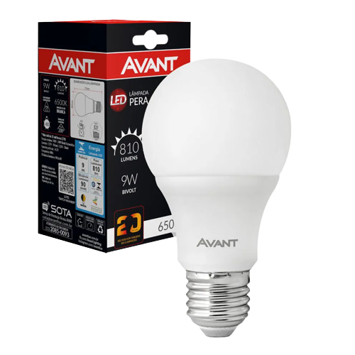 LAMPADA LED AVANT BIVOLT 9W