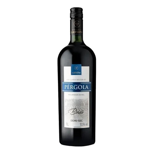 VINHO PERGOLA TINTO DEMI SECO BORDO 1 L