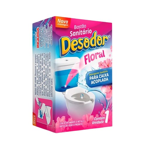 BASTAO SANITARIO DESODOR FLORAL