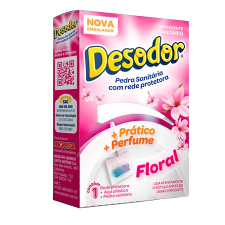 PEDRA SANIT. REDE DESODOR FLORAL