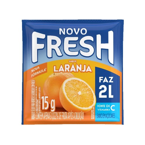 REFRESCO PO FRESH LARANJA 15 G