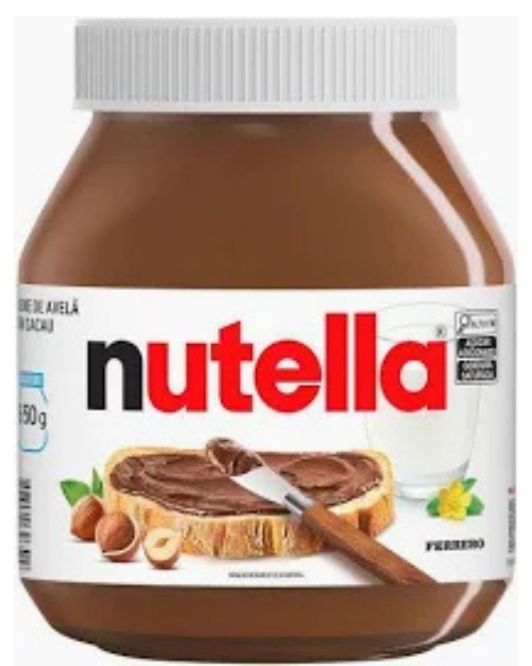 CREME FERRERO NUTELLA AVELA 650G